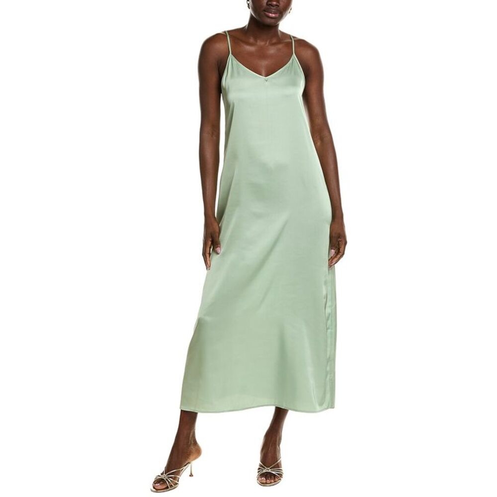 Point Womens  Satin Slip Dress